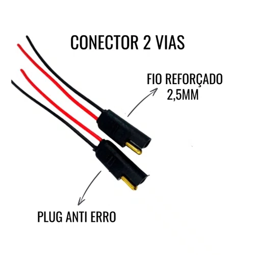 Par Chicote Reparo Rainha das Sete ETE8531 10 Unidades