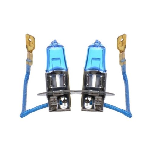 Par de Lâmpadas Qualyten Efeito Xenon H3 55W 12V 8500K Super Branca
