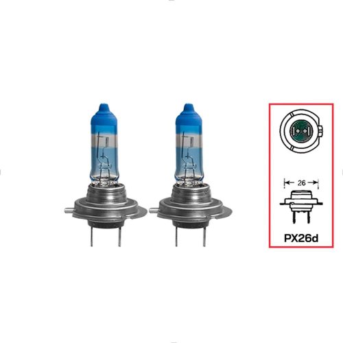Par de Lâmpadas Halógena Hella H7 White Light 12V 55W