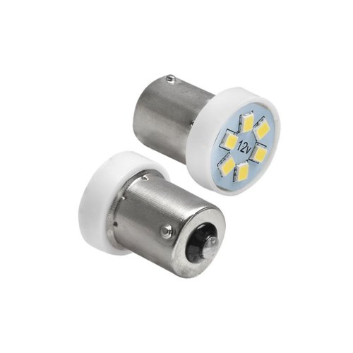 Par Lâmpada LED Autopoli Branco 24V 1,8W BA15S (67)