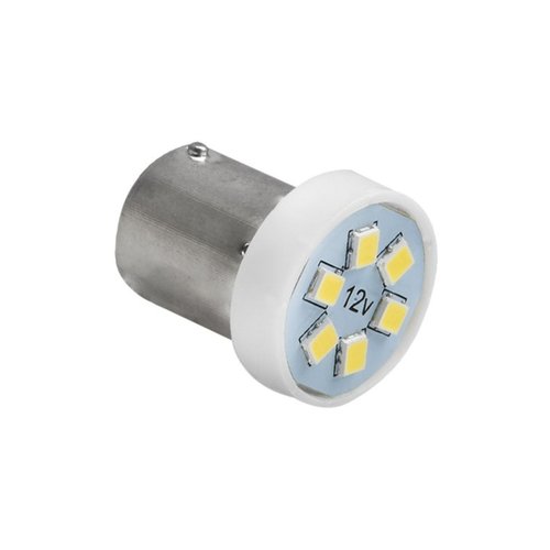 Lâmpada LED Autopoli Branco 12V 1,8W BA15S (67) 10 Unidades
