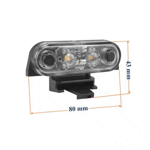Par Lanterna Delimitadora Teto LED Sinalsul 24V Volvo FH