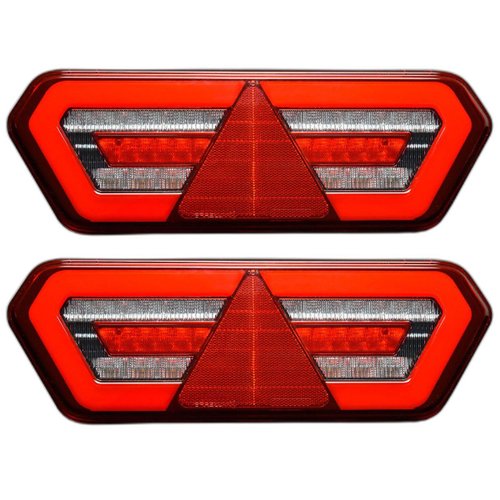 Par Lanterna Traseira LED Braslux Fumê Original Guerra