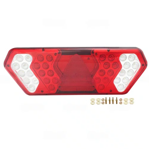 Par Lanterna Traseira LED IVA 24V Guerra + Chicotes