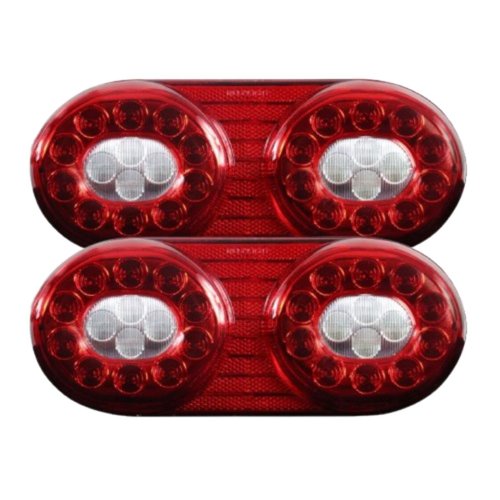 Par Lanterna Traseira LED Multilight 24V Universal