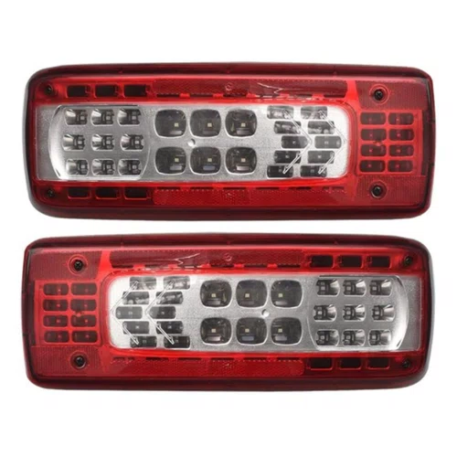 Par Lanterna Traseira Pradolux LED S/Vigia 24V para Volvo