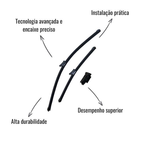 Par Palheta Limpadora Para-Brisa AVX Up! 2014 em Diante