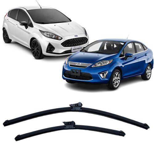 Par Palheta Limpadora Para-Brisa AVX New Fiesta 2010 a 2019