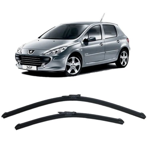 Par Palheta Limpadora Para-Brisa AVX Peugeot 307 2006 a 2012