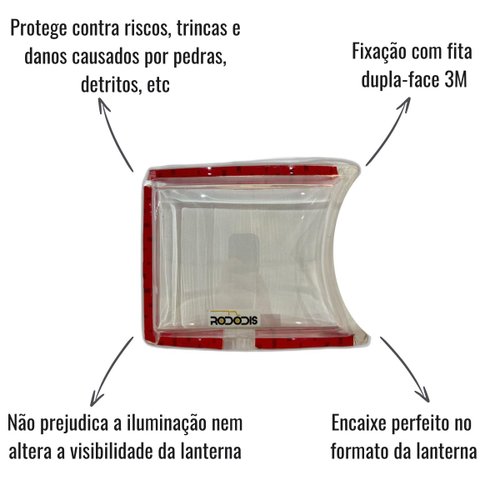 Par Protetor Acrílico Lanterna Pisca Seta Scania S5 P/G/R