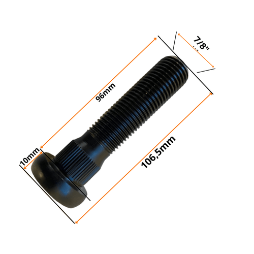 Parafuso para roda carreta Randon M22-1.5 x 82 / 92,5 - BZ
