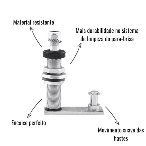 Pivô Limpador Granero 130E MB Cabine Alta 3 Limpadores