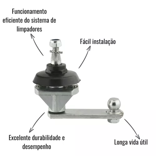 Pivô Limpador Granero 309D Direito MB 712C 914C Cara Chata