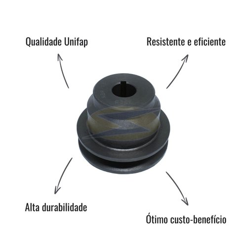 Polia para Alternador Unifap 3.325