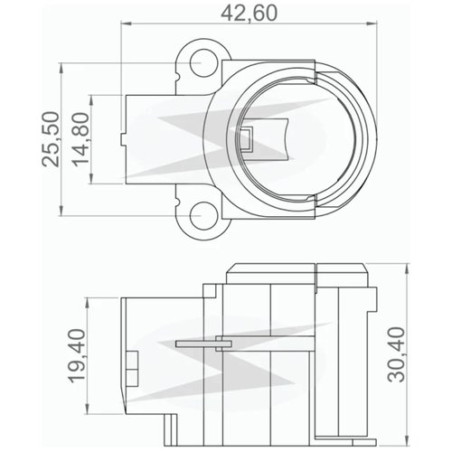 Porta Escova Alternador Unifap 2.224/2 Hilux Focus Corolla
