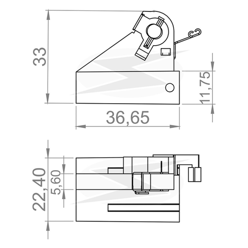Porta Escova do Alternador Chevrolet Omega Silverado 12v