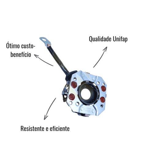 Porta Escova Motor de Partida Unifap 1.148/4