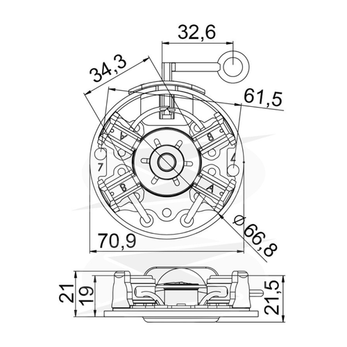 Porta Escova Motor Partida Hyundai Ford Nissan Renault 12v