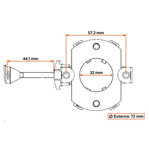 Porta Escova Motor Partida Unifap 1.108/4 Ranger Ecosport