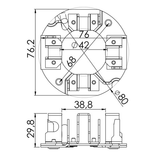 Porta Escova Motor Partida Unifap 1.192/4 Axor Atego Delivery