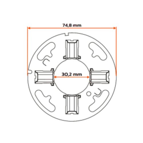 Porta Escova Motor Partida Unifap 1.227/4 Fiorino Uno Duster