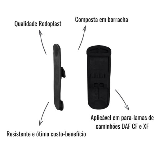Presilha Para-Lama Rodoplast para DAF CF e XF