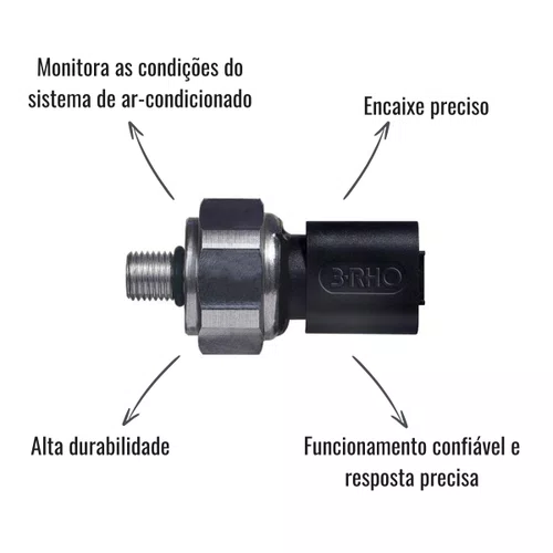 Pressostato Ar Condicionado 3RHO 8813 Scania 2007 em diante