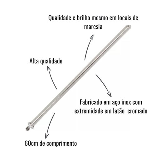 Prolongador Antena Rádio PX 60Cm VL-13