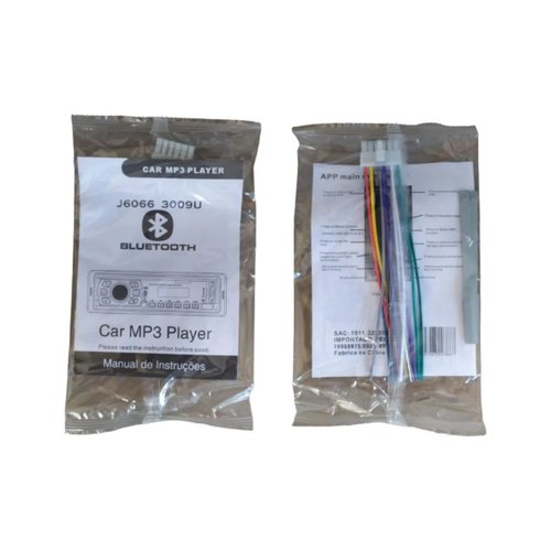 Rádio Automotivo Qualyten MP3 FM Bluetooth USB SD Com App