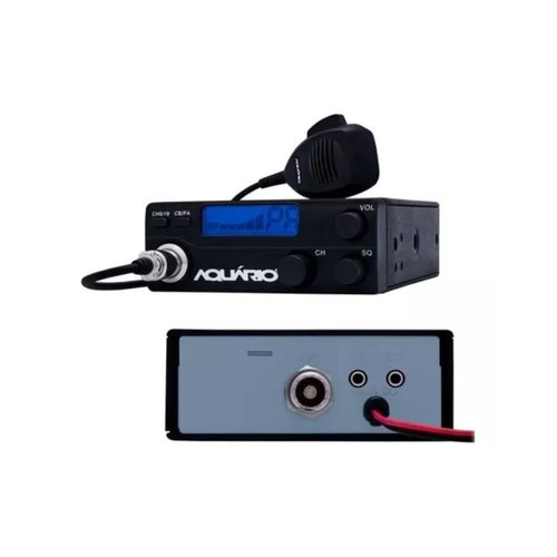 Radio PX 40 Canais AM RP40 Aquário Preto e Azul 4W CB/PA