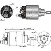 Relé de Partida Fiat Fiorino Palio Uno Elba ZM CAP M8 M6 12v