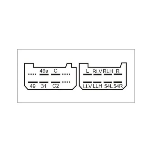 Relé de Pisca DNI 0860 24V 13T C/Suporte para Scania Série 3