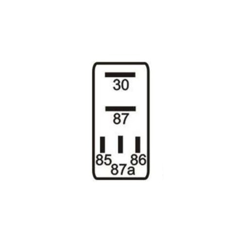 Mini Relé Auxiliar Reversor DNI 0226 24V 40/30A 5 terminais