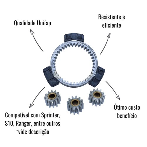Reparo Planetária Motor de Partida Unifap R-0082 Sprinter Ranger S10