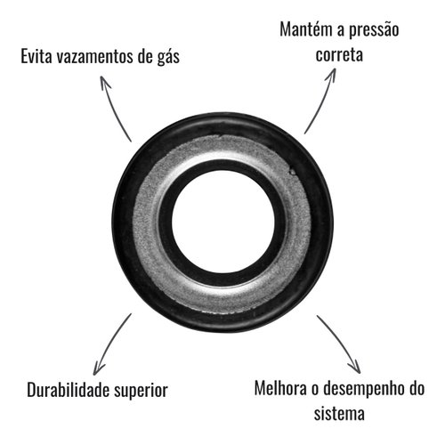 Selo do Compressor Ar Condicionado Calsonic Delphi CVC Mini