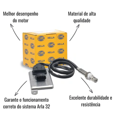 Sensor NOx Arla Hella 24V 4T DAF CF85 2015 em diante