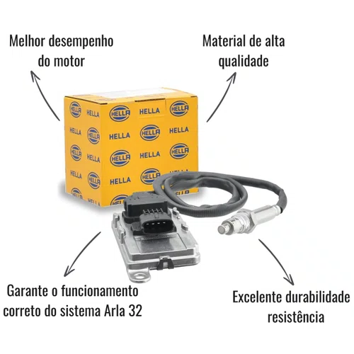 Sensor NOx Arla Hella 24V 4T Euro 5 Volvo FH 2012 a 2022