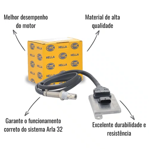 Sensor NOx Arla Hella 24V 5T Euro 5 Iveco Tector