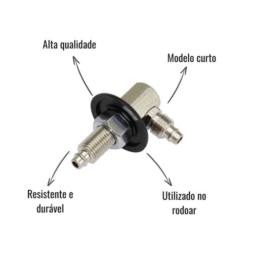 Sextavado Curto para Rodoar
