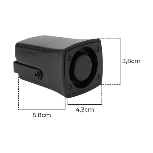 Sirene de Marcha Ré DNI 4001 12V 0,1A Piezoelétrica
