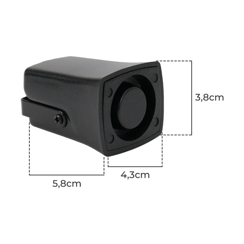 Sirene de Marcha Ré DNI 4002 24V 0,1A Piezoelétrica
