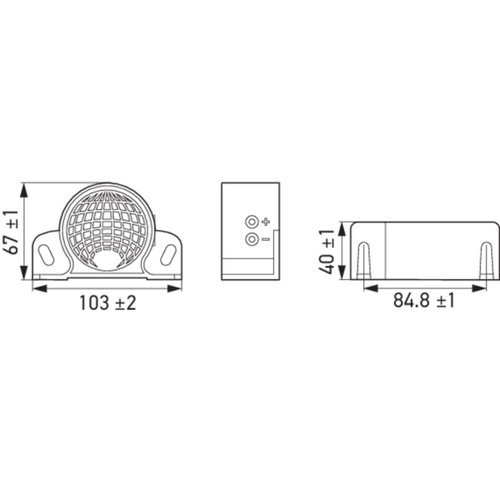 Sirene de Ré Hella Bivolt 110dB Blindada Universal