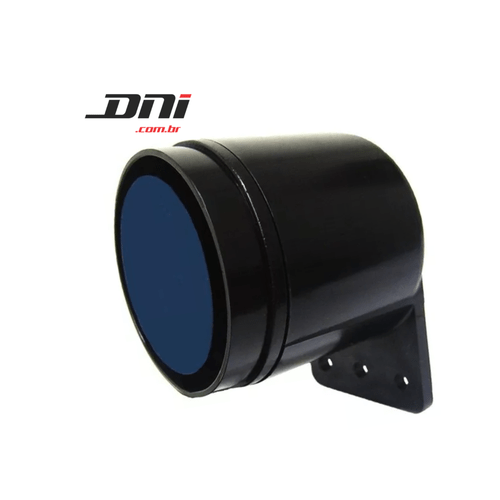 Sirene Dedicada para Alarme Automotivo Preta com Azul 12v