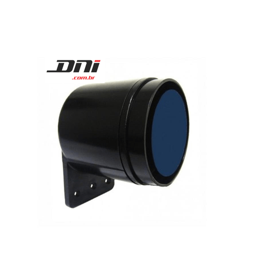 Sirene Dedicada para Alarme Automotivo Preta com Azul 12v