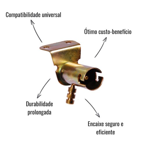 Soquete Capô Rainha das Sete ETE 7223 PY 21W - 12V/21W 10 Unidades