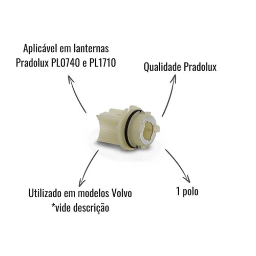 Soquete Nylon Pradolux 1 Polo Volvo