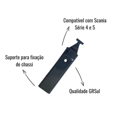 Suporte Fixação Plataforma Chassi GRSul para Scania S4/S5