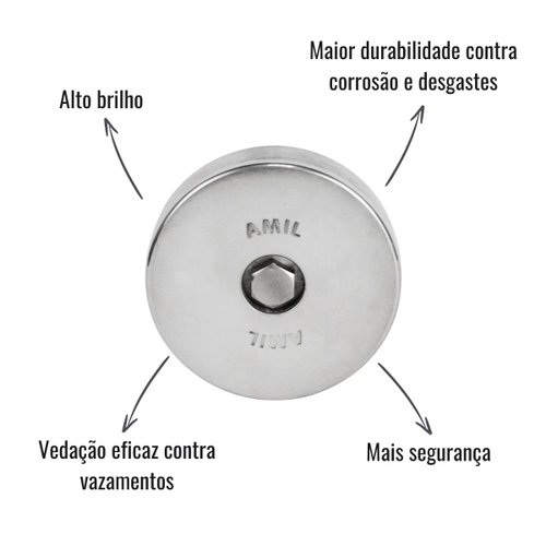 Tampa Antivazamento Amil para Tanque Arla Volvo