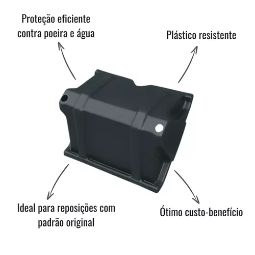 Tampa Caixa Bateria Fabbof para Delivery Worker Ford Cargo