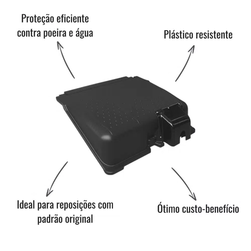 Tampa Caixa Bateria Fabbof para Mercedes-Benz Actros Euro 3